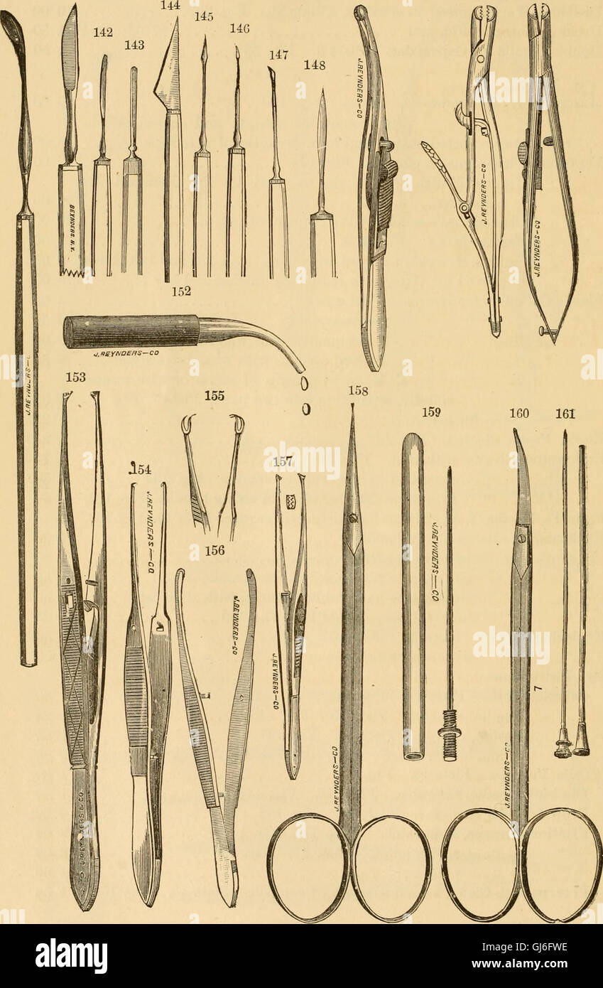Veterinary Instruments Diagram This 1881 illustrated guide provides a comprehensive alphabetical ...