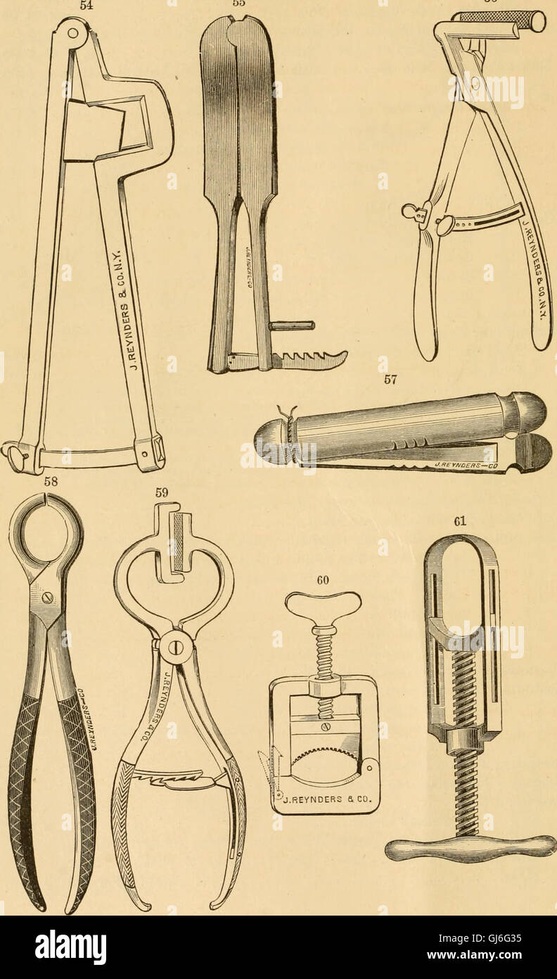Veterinary Instruments Labelled Illustrated alphabetical register of veterinary instruments, anatomical ...