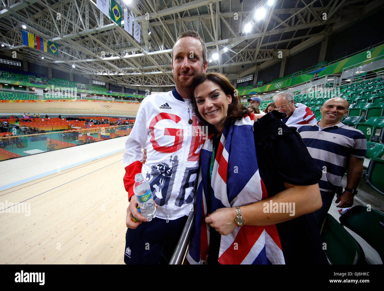 Bradley wiggins wife catherine wiggins hi-res stock photography and