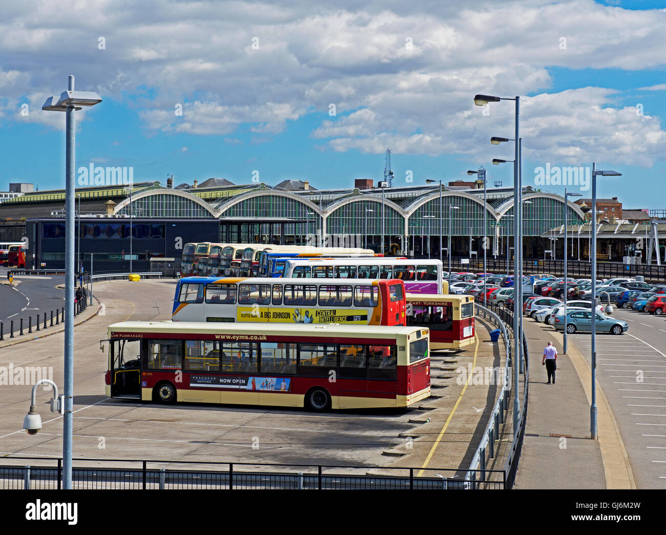Bus station and railway station, KingstononHull, East Yorkshire