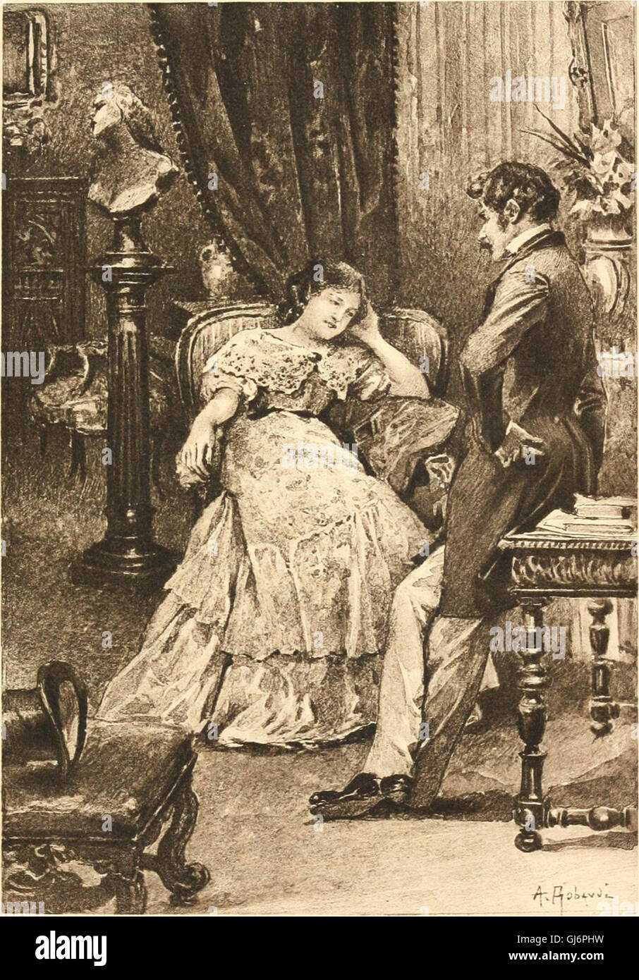 La comedie humaine (1896 Stock Photo Alamy