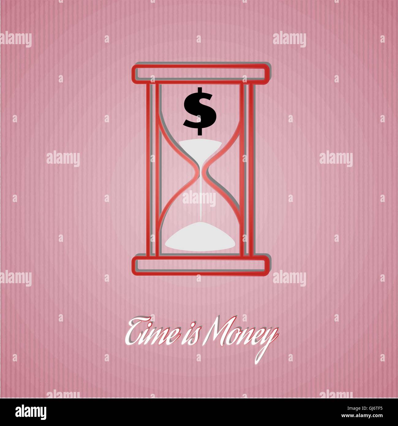 time is money wit sand glass Stock Vector Image & Art Alamy