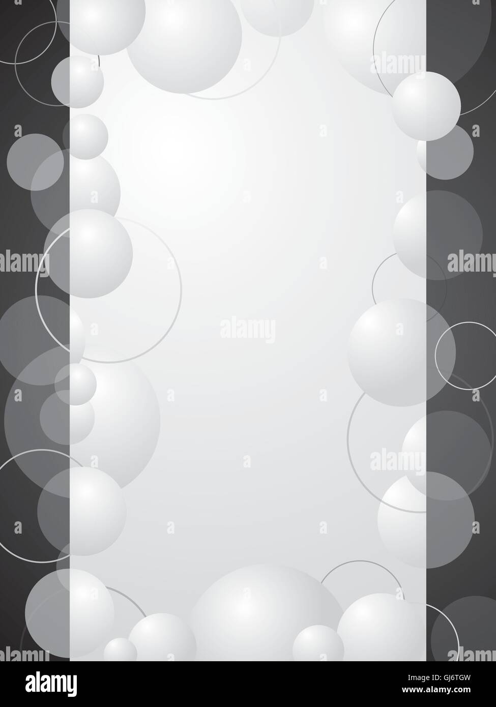 Abstract black and white bubble background Stock Vector Image & Art - Alamy
