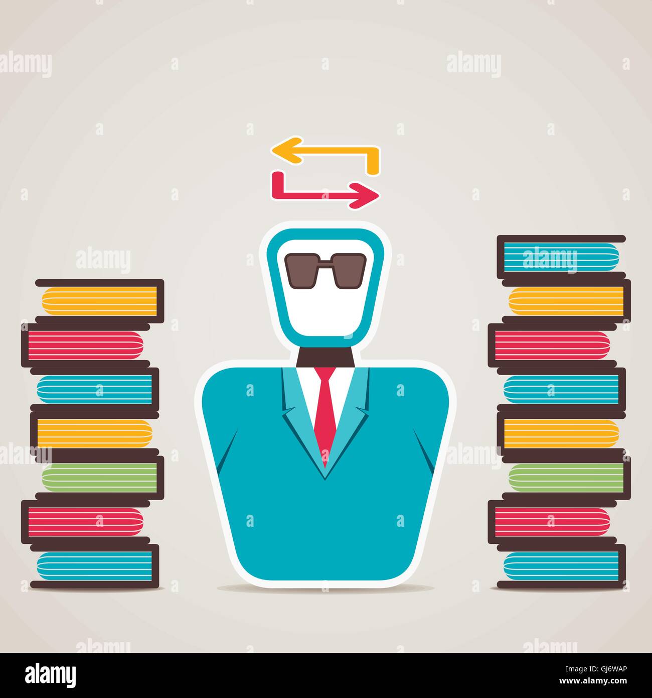 Student eyeglasses Stock Vector Images Alamy