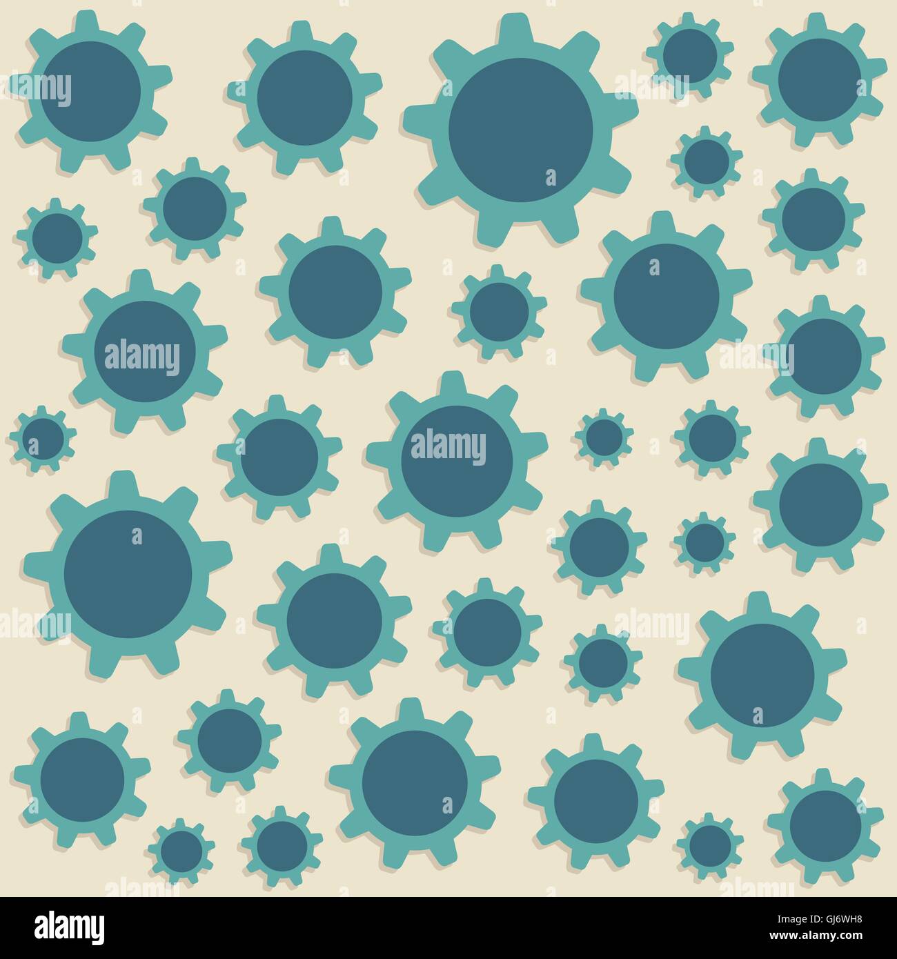 retro gear pattern background vector Stock Vector Image & Art Alamy