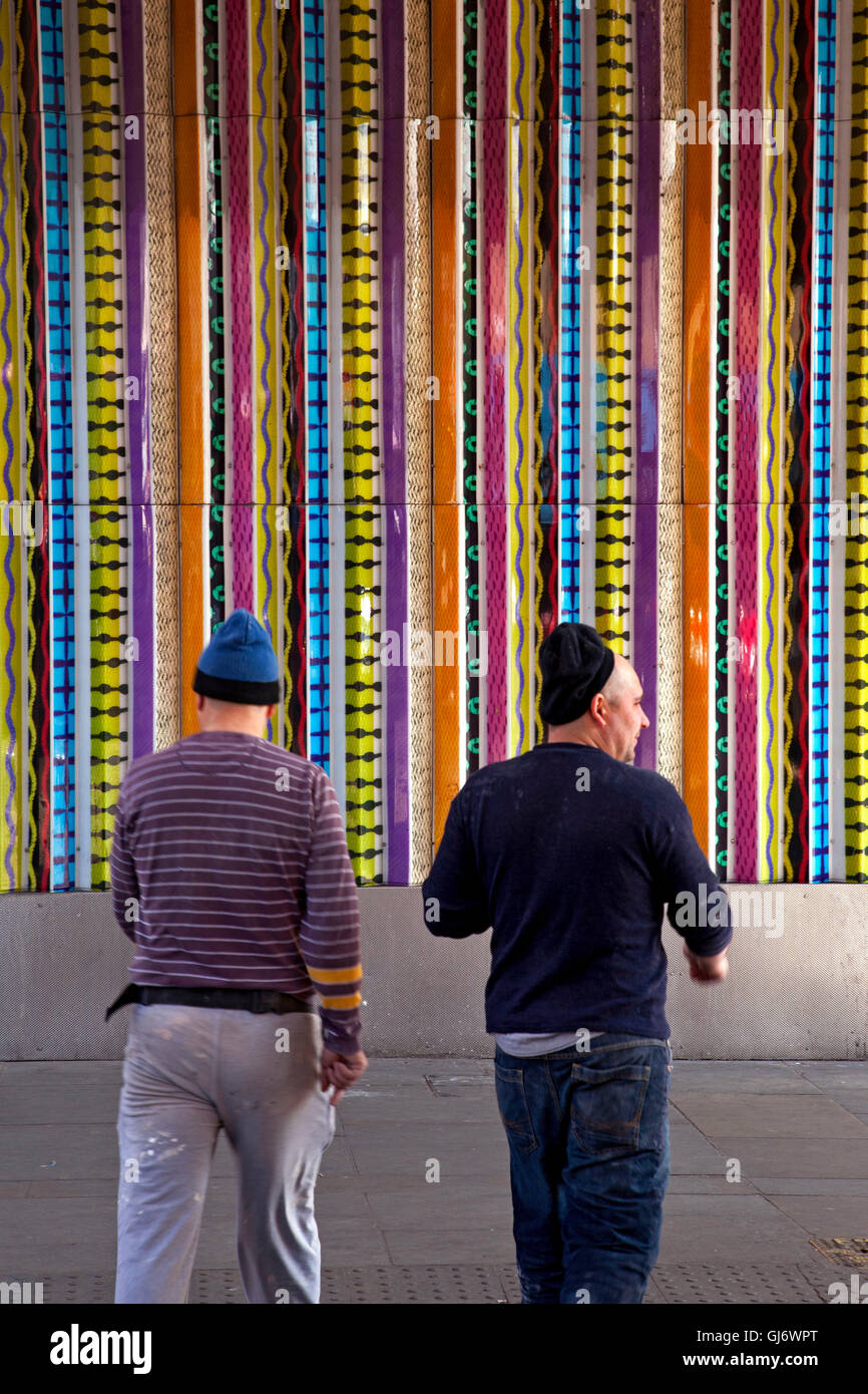 Great Britain, London, wall, design, creativity, street art Stock Photo ...