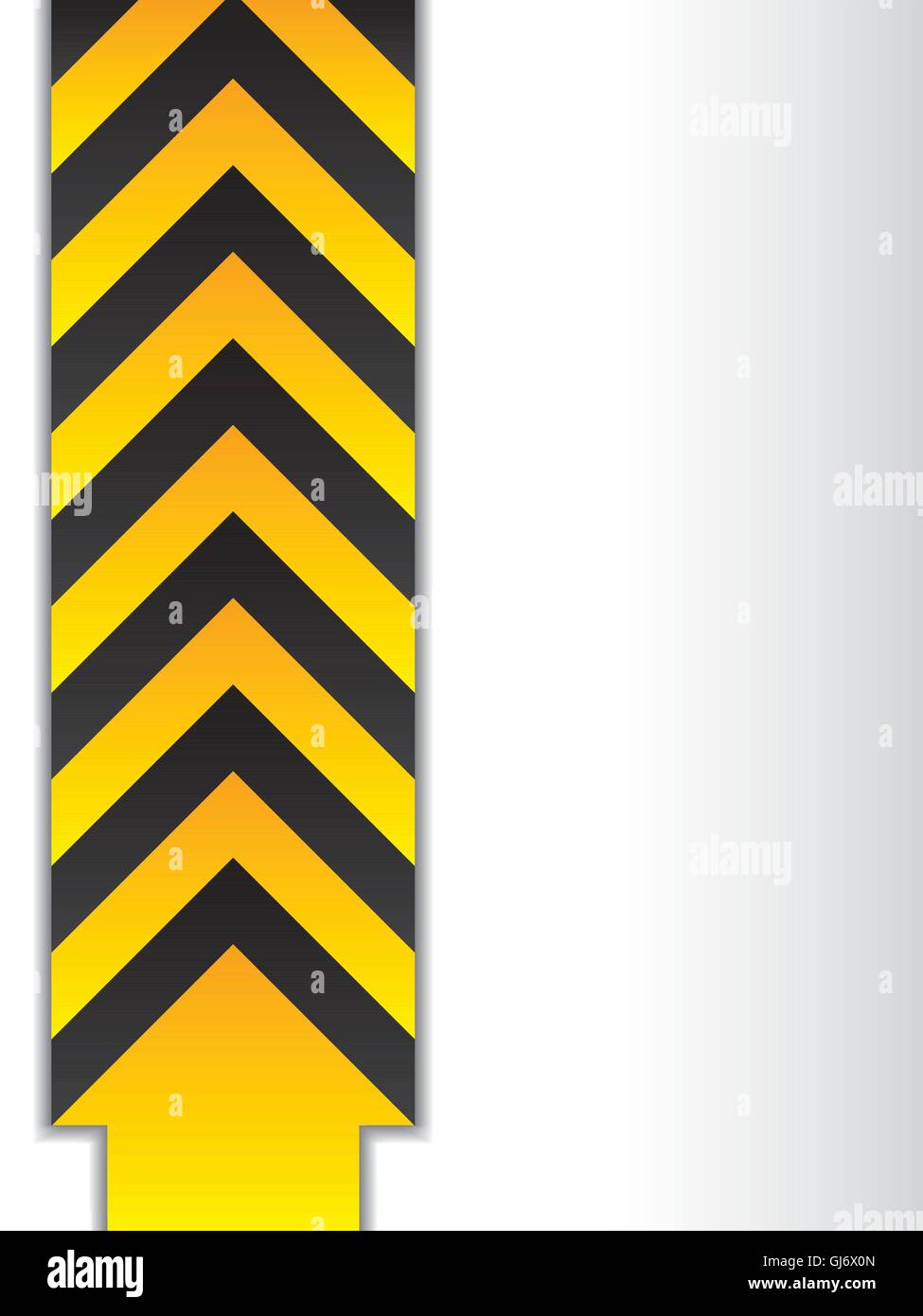 Arrowed danger sign Stock Vector Image & Art - Alamy
