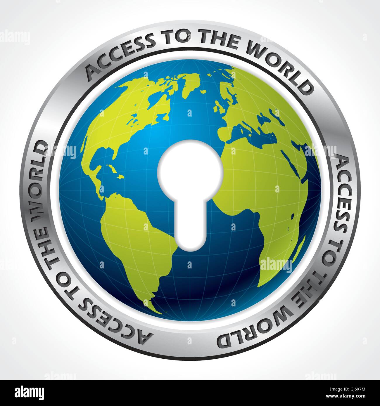 Access to the world Stock Vector