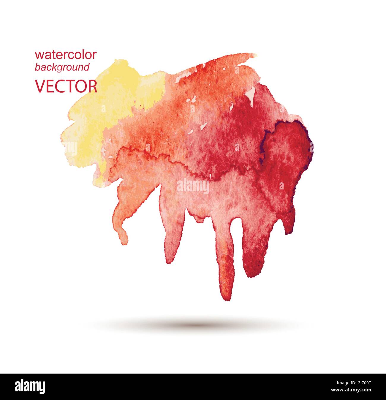 Abstract watercolor hand painted background Stock Vector Image & Art ...