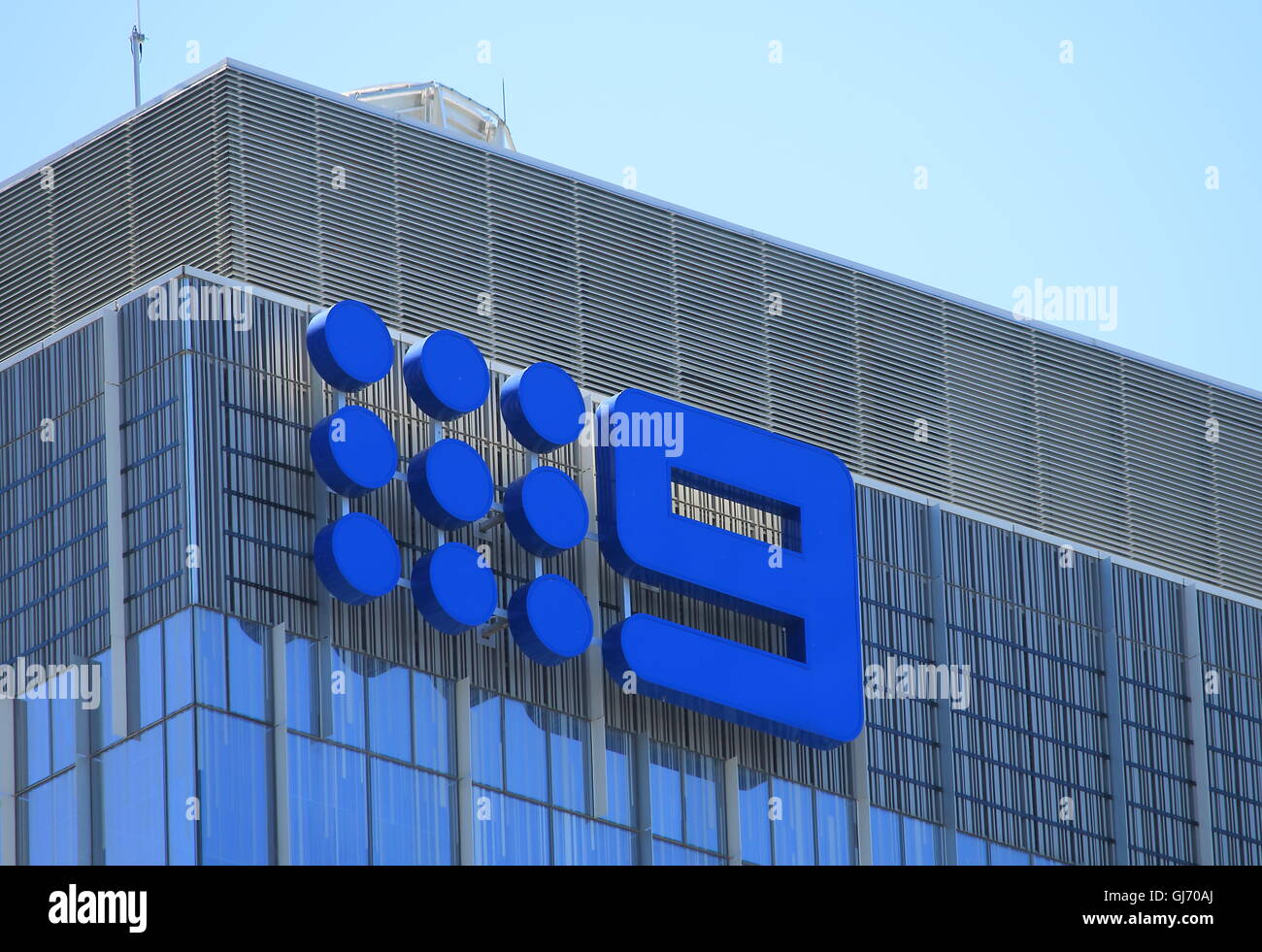 Channel 9 Australia, Nine Network is the flagship Australian commercial  free-to-air television network Stock Photo - Alamy