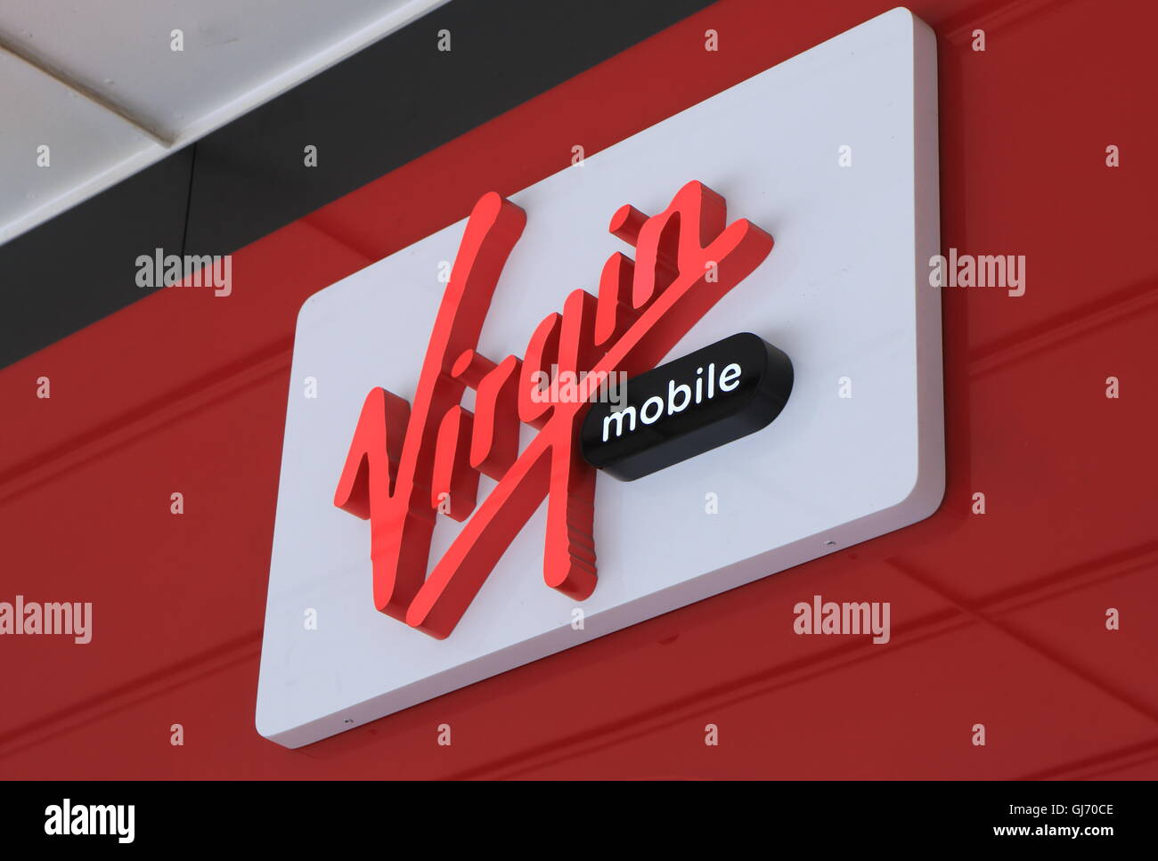 Virgin Mobile company Stock Photo Alamy