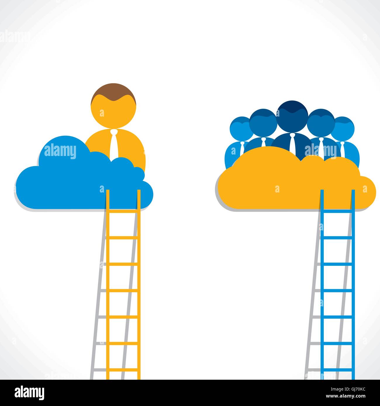 Question mark ladder Stock Vector Images - Alamy