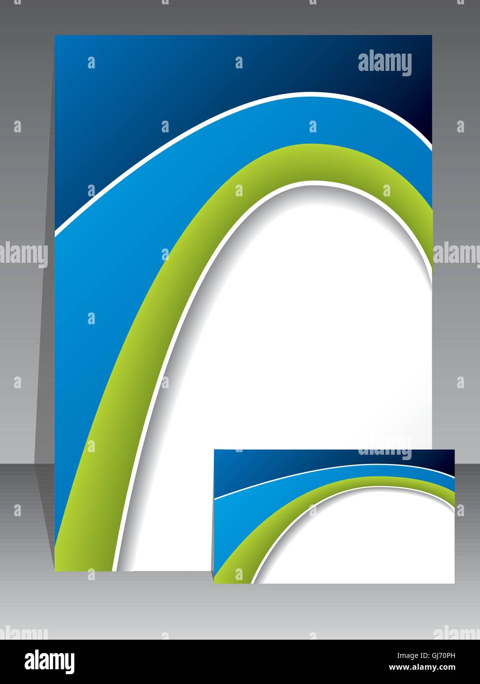 Blue green creative abstract Stock Vector Images - Alamy