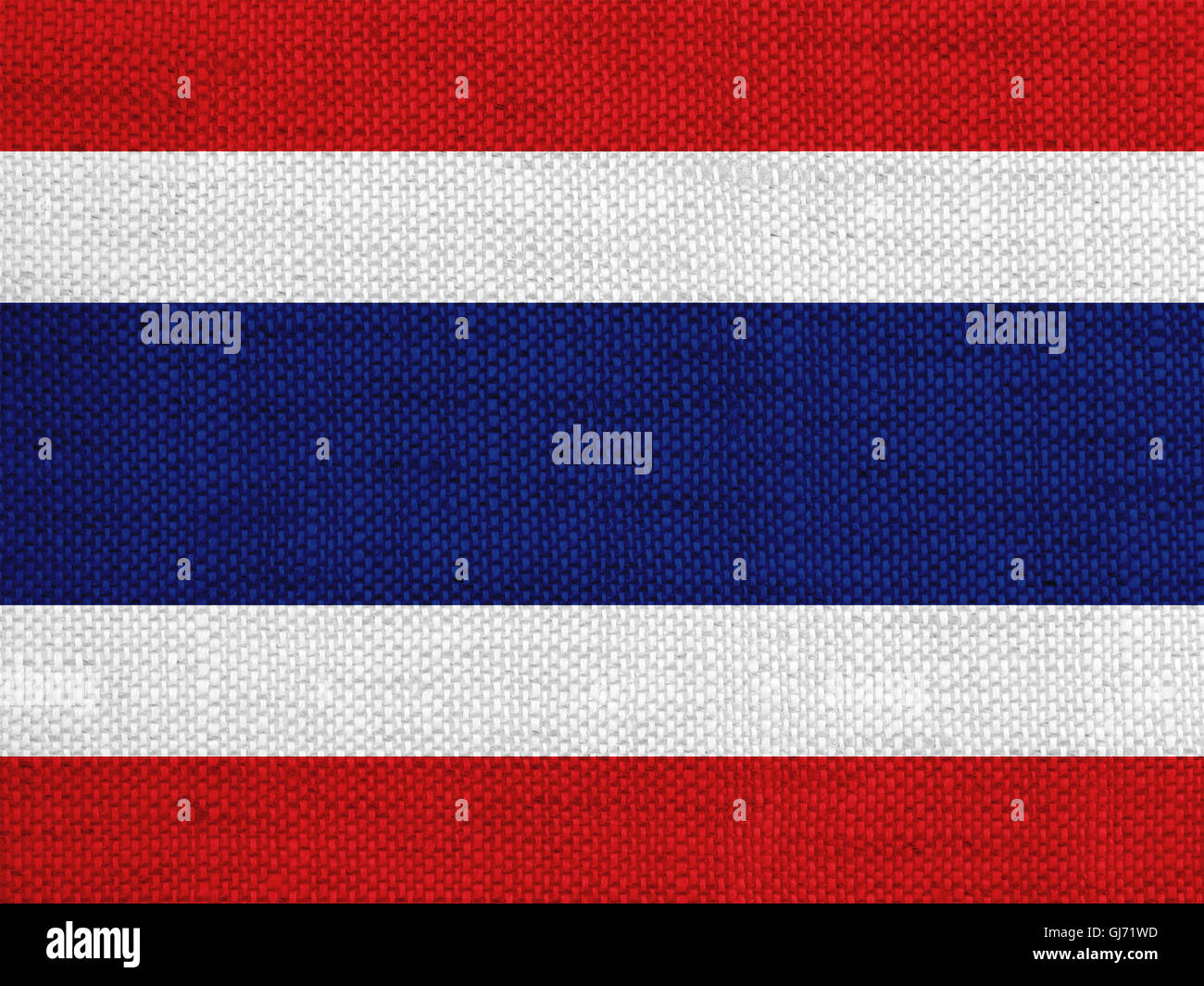 Flag on old linen Stock Photo - Alamy