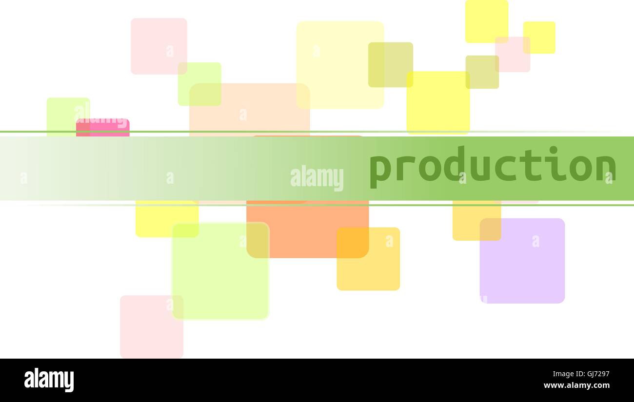 tag - production Stock Vector