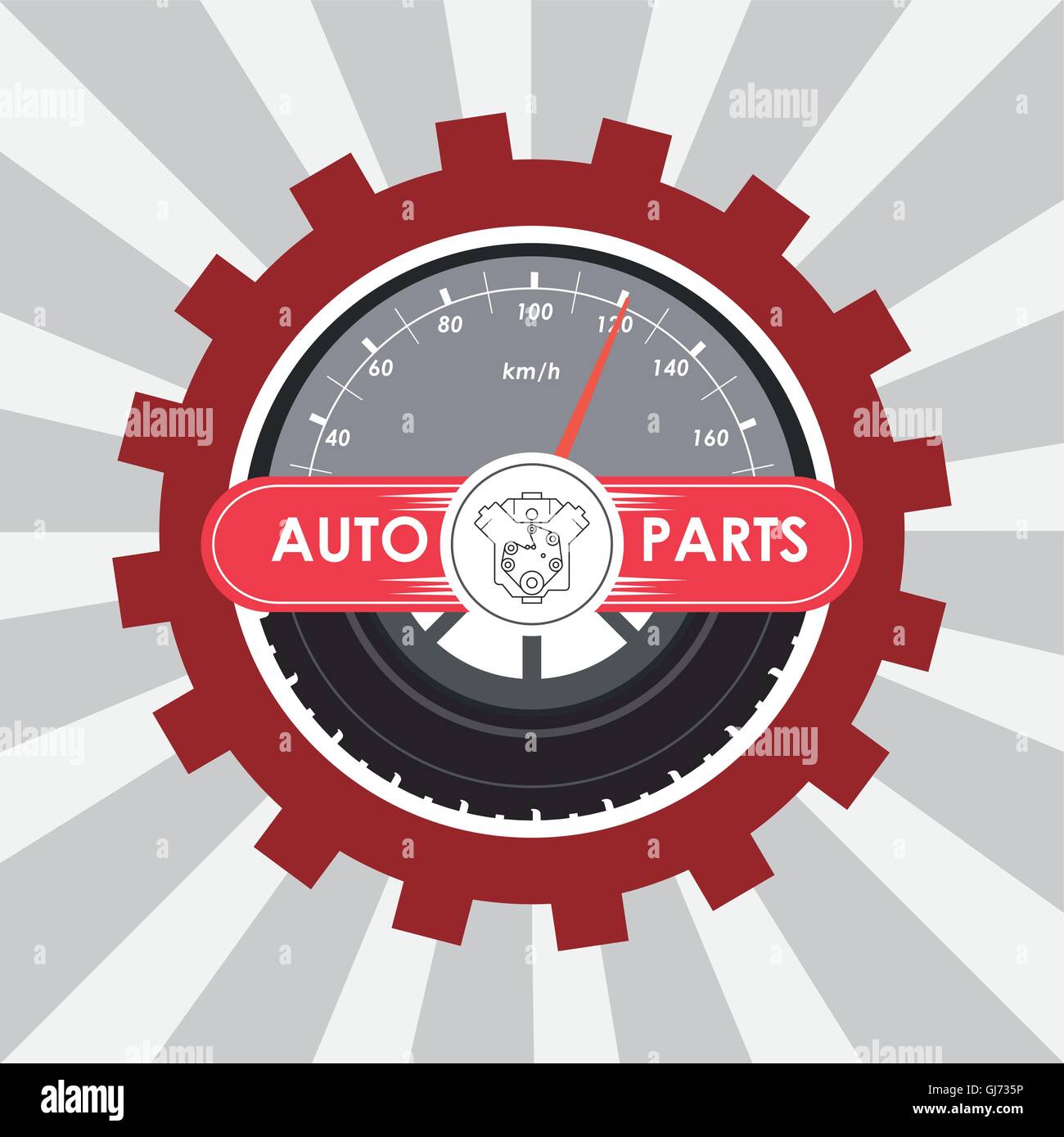 gauge auto parts repair icon Stock Vector Image & Art Alamy
