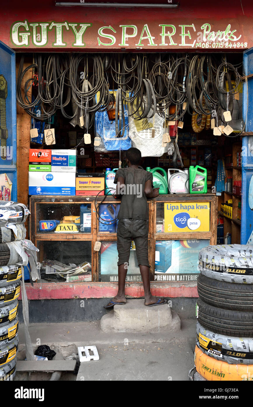 Kigamboni, Dar Es Salaam, Tanzania, sale for car parts Stock Photo Alamy