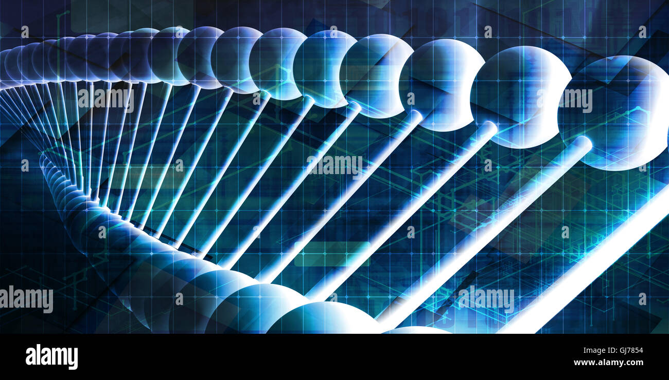 DNA Helix Abstract Background as a Science Concept Stock Photo - Alamy