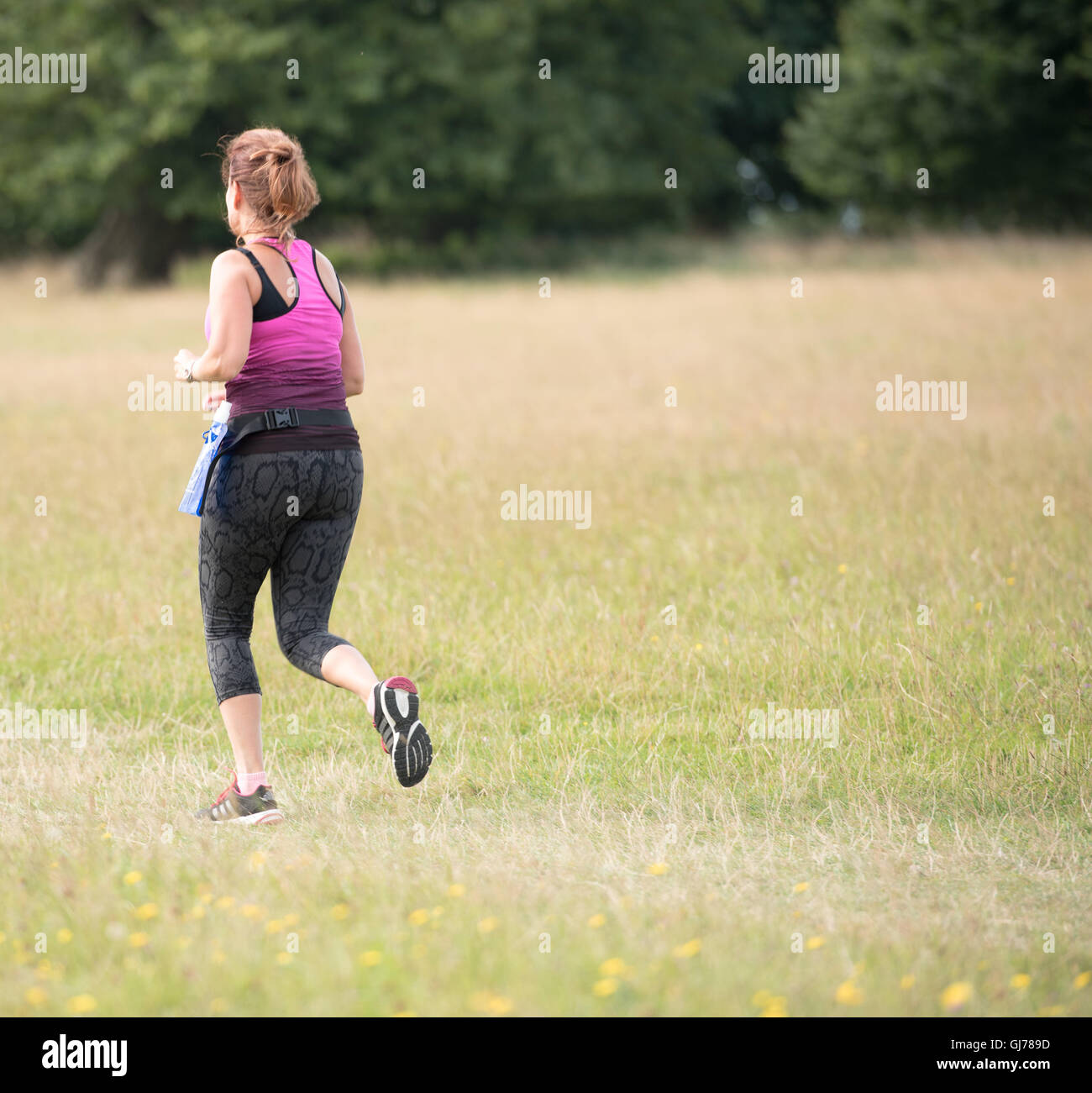Woman runner Stock Photo