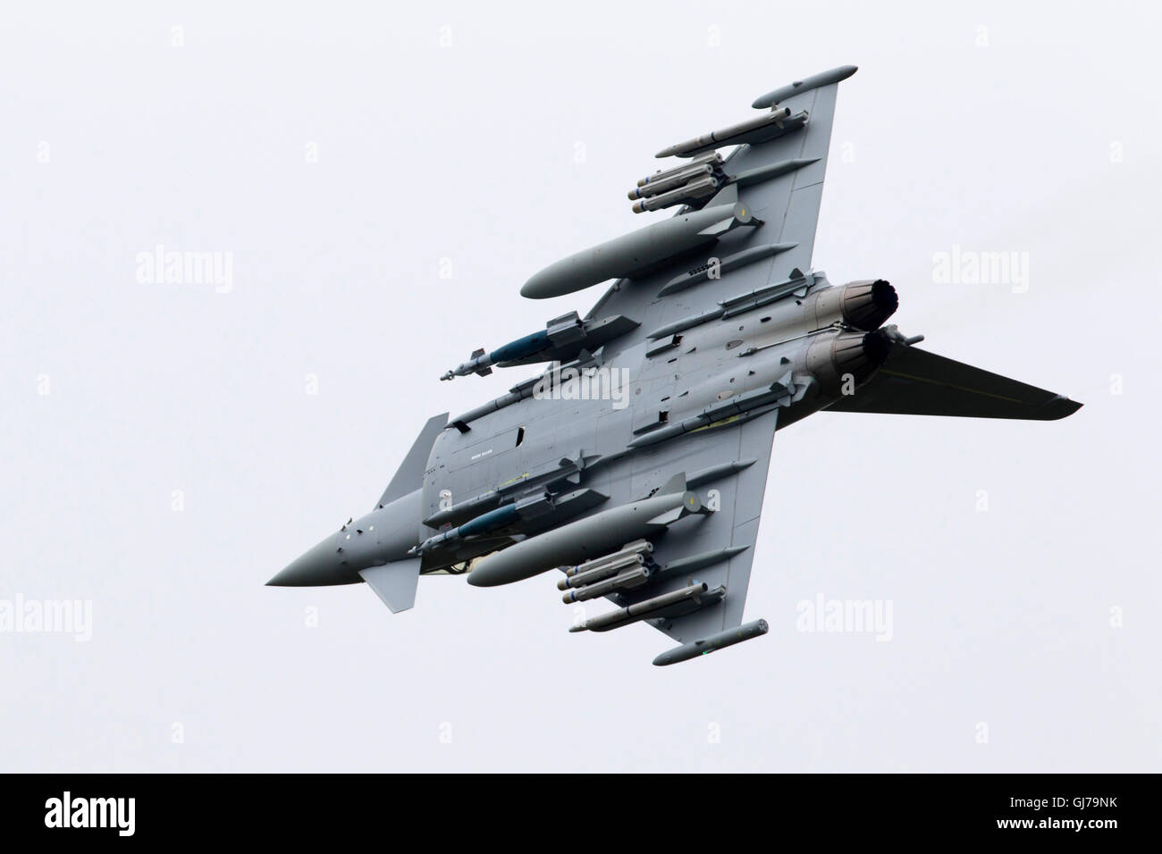 Royal Air Force RAF BAE Systems Eurofighter Typhoon FGR4 With Weapons 