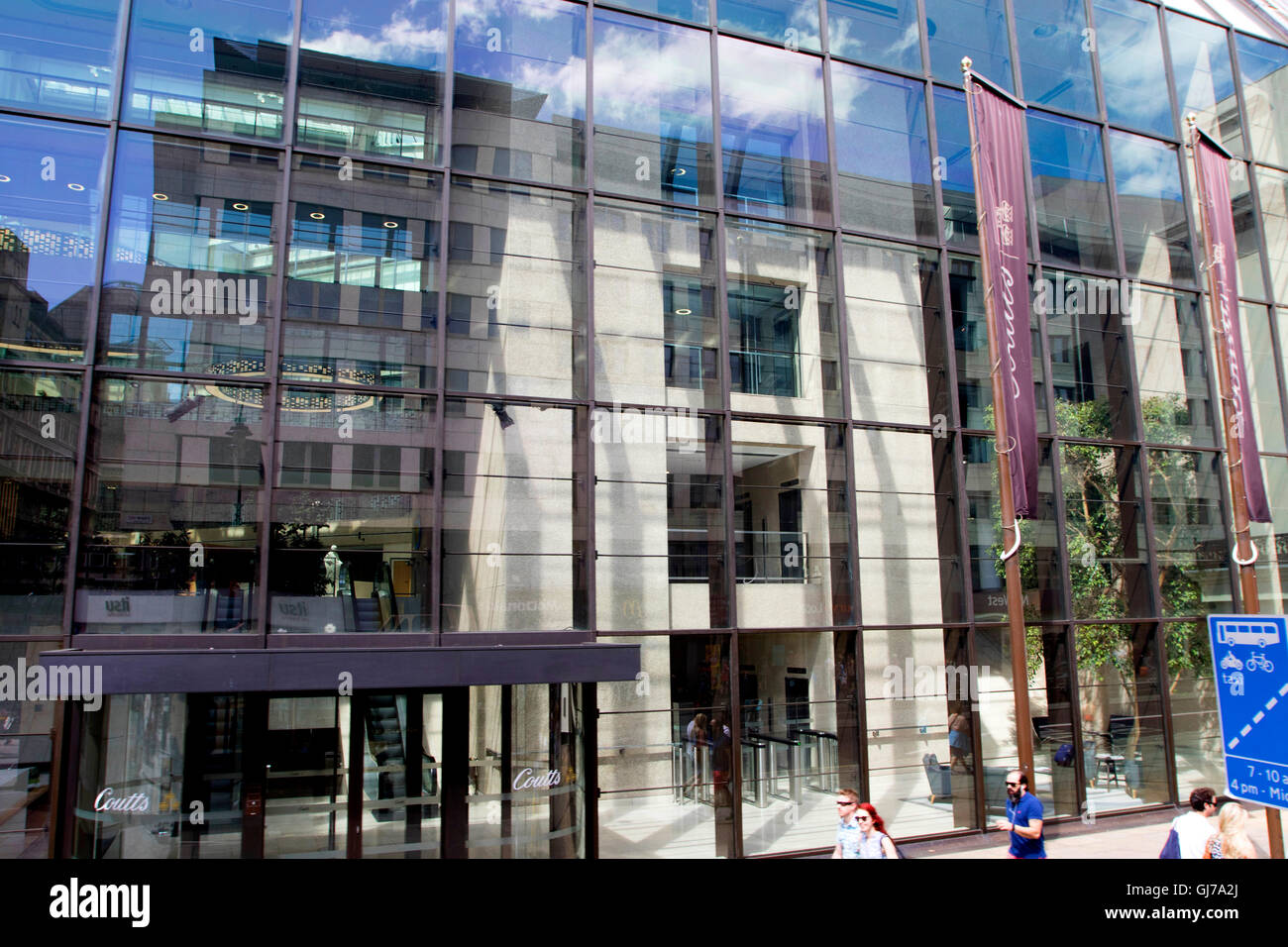 Headquarters of Coutts Private Bank in Strand London Stock Photo Alamy