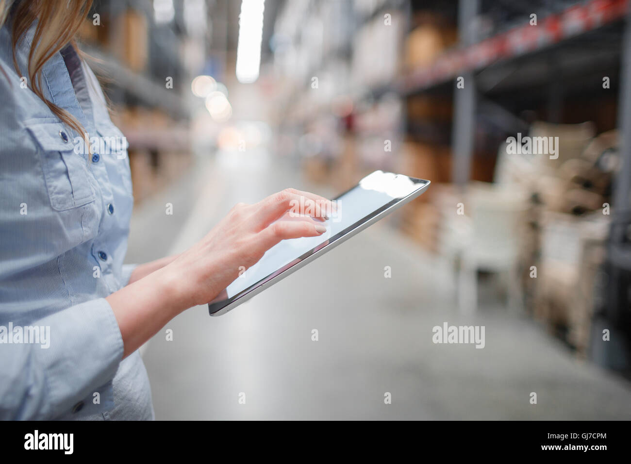 Portrait furniture store worker hires stock photography and images Alamy