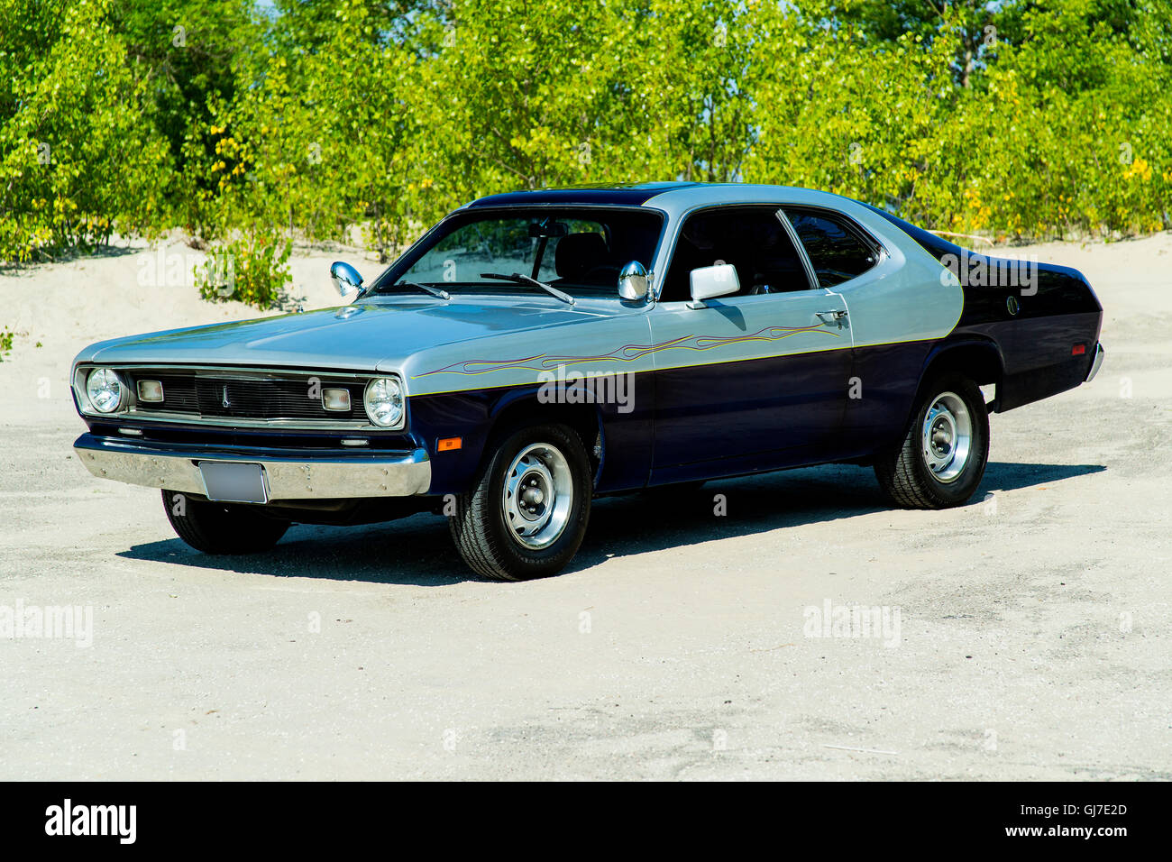 1970 Plymouth Duster Stock Photo