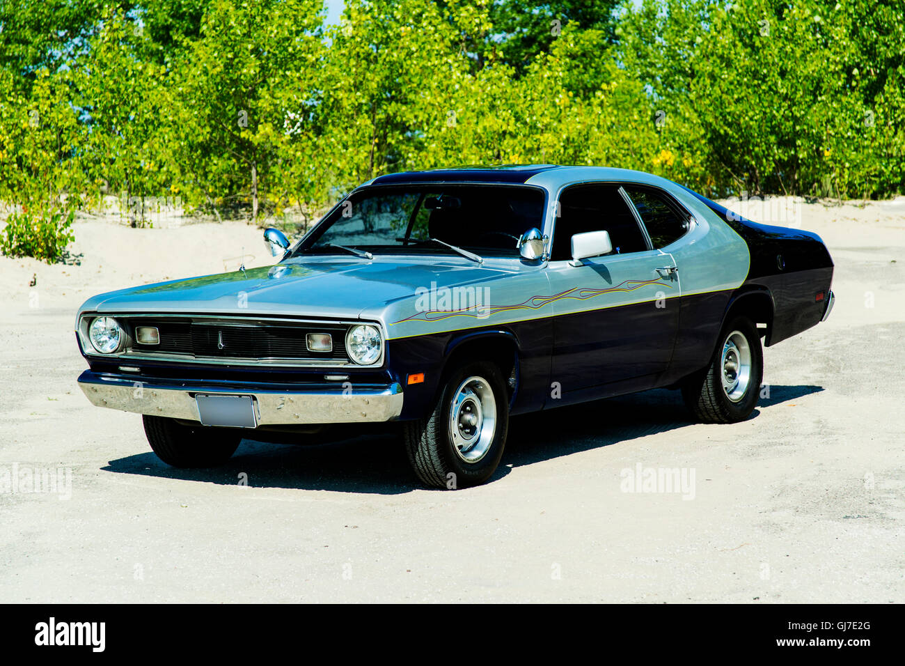 1970 Plymouth Duster Stock Photo