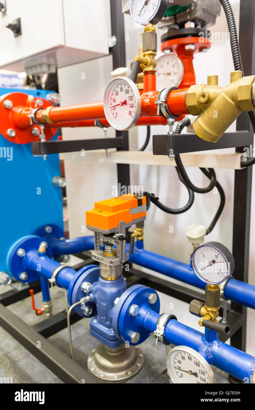 Heat exchanger Stock Photo