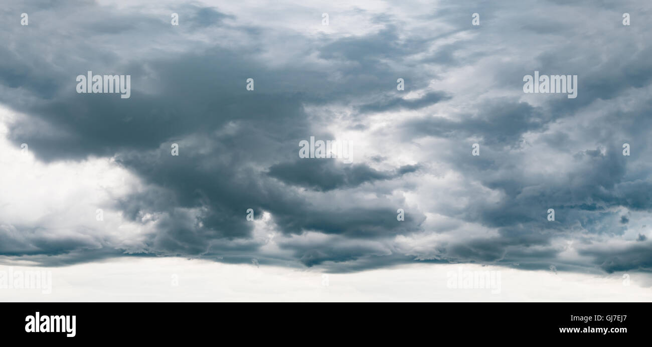 Panorama of clouds on sky Stock Photo - Alamy