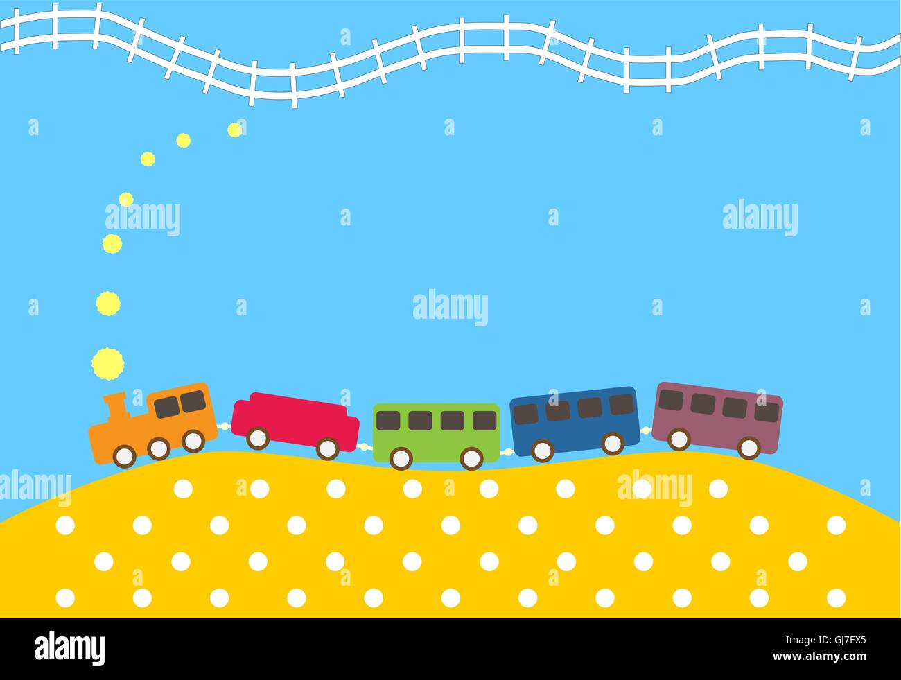 Vintage Steam Train pattern Stock Vector Image & Art - Alamy