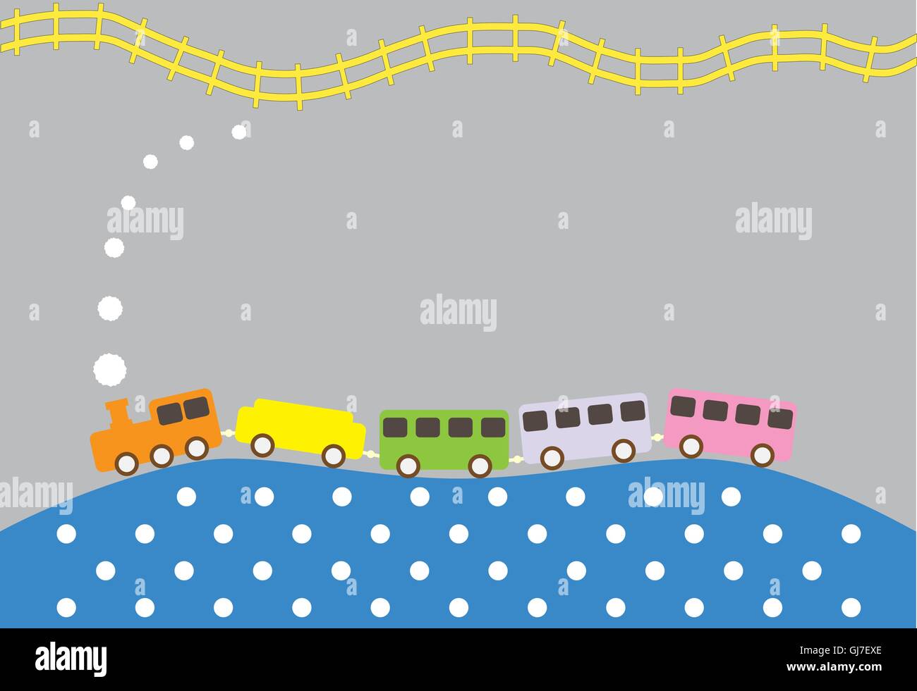 Vintage Steam Train pattern Stock Vector Image & Art - Alamy
