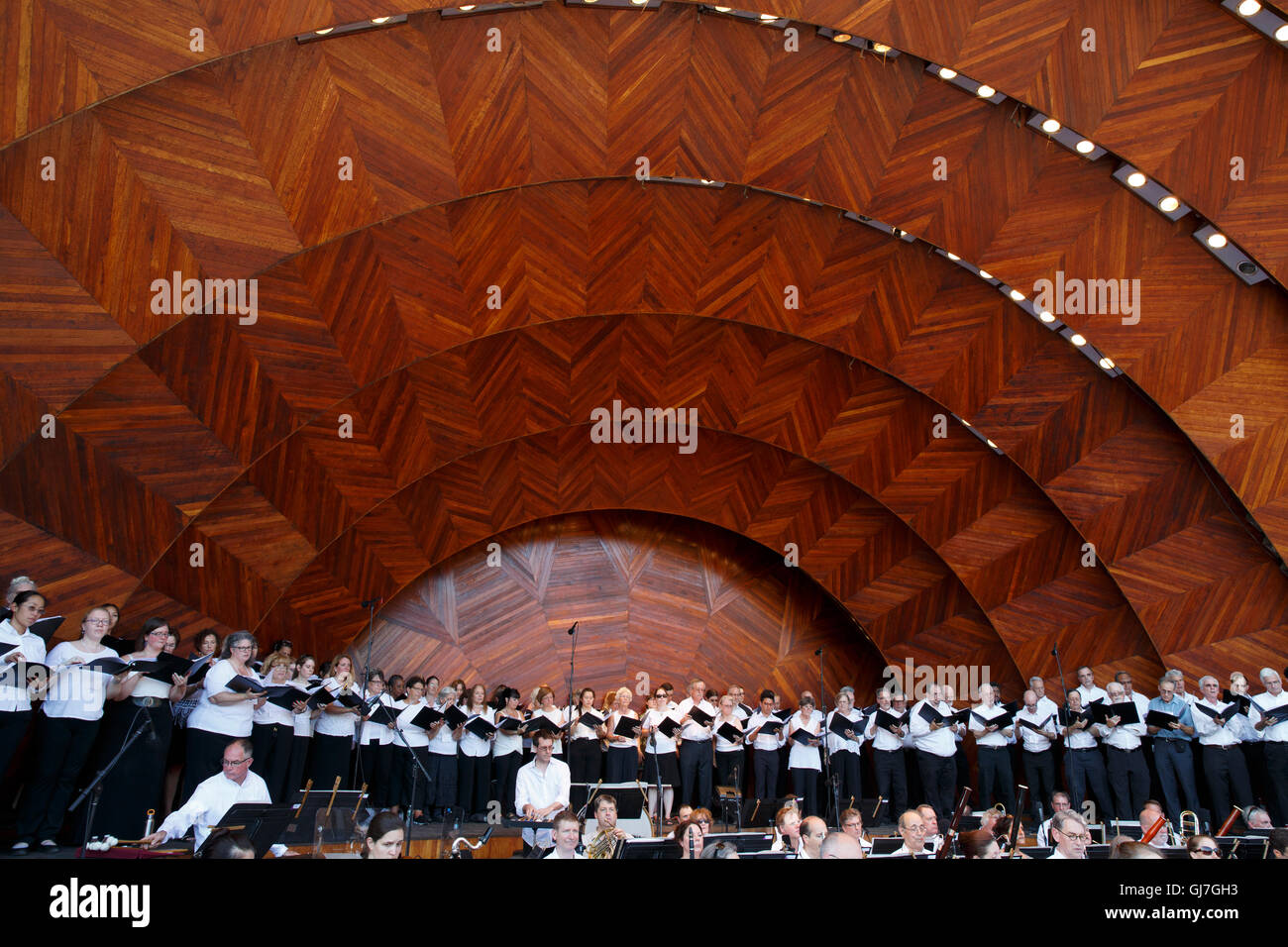 Boston Landmarks Orchestra concert at the Hatch Shell, Boston