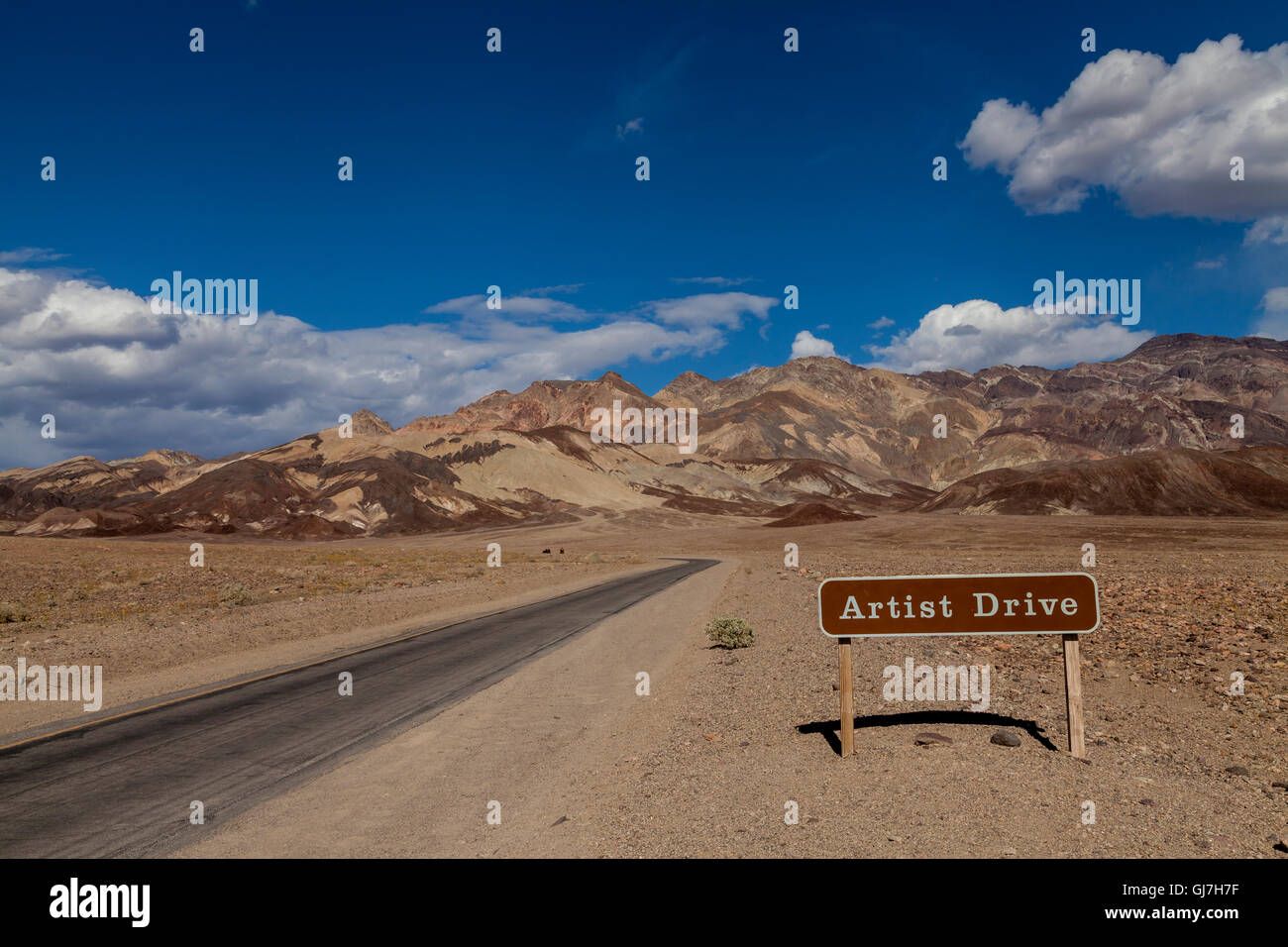 Artist Drive, Death Valley National Park, California, USA Stock Photo