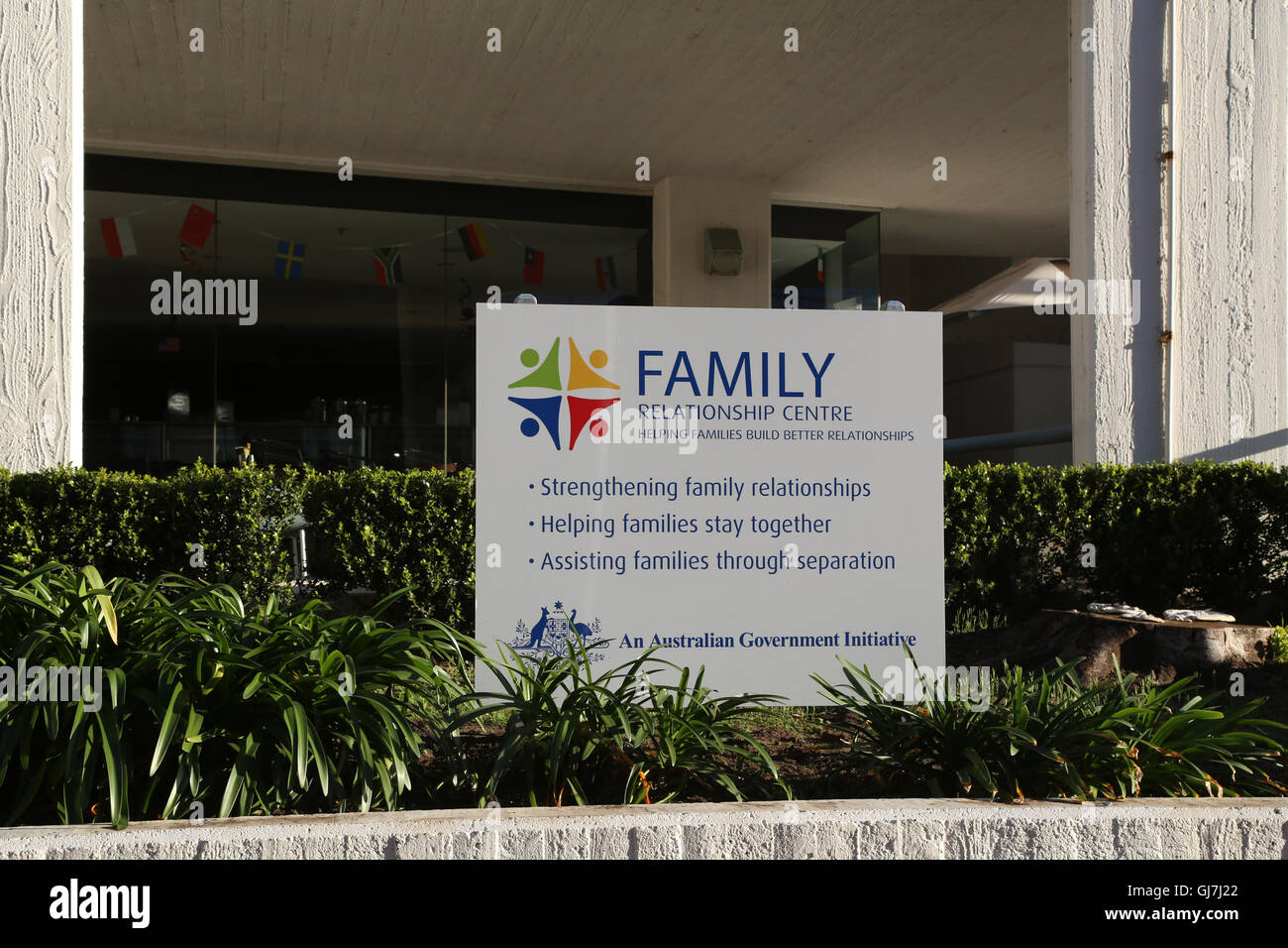 The Family Relationship Centre on Macquarie Street, Parramatta, western Sydney. Stock Photo