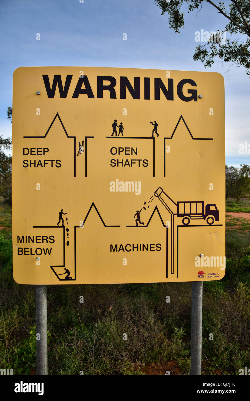 Mine safety signs hi-res stock photography and images - Alamy