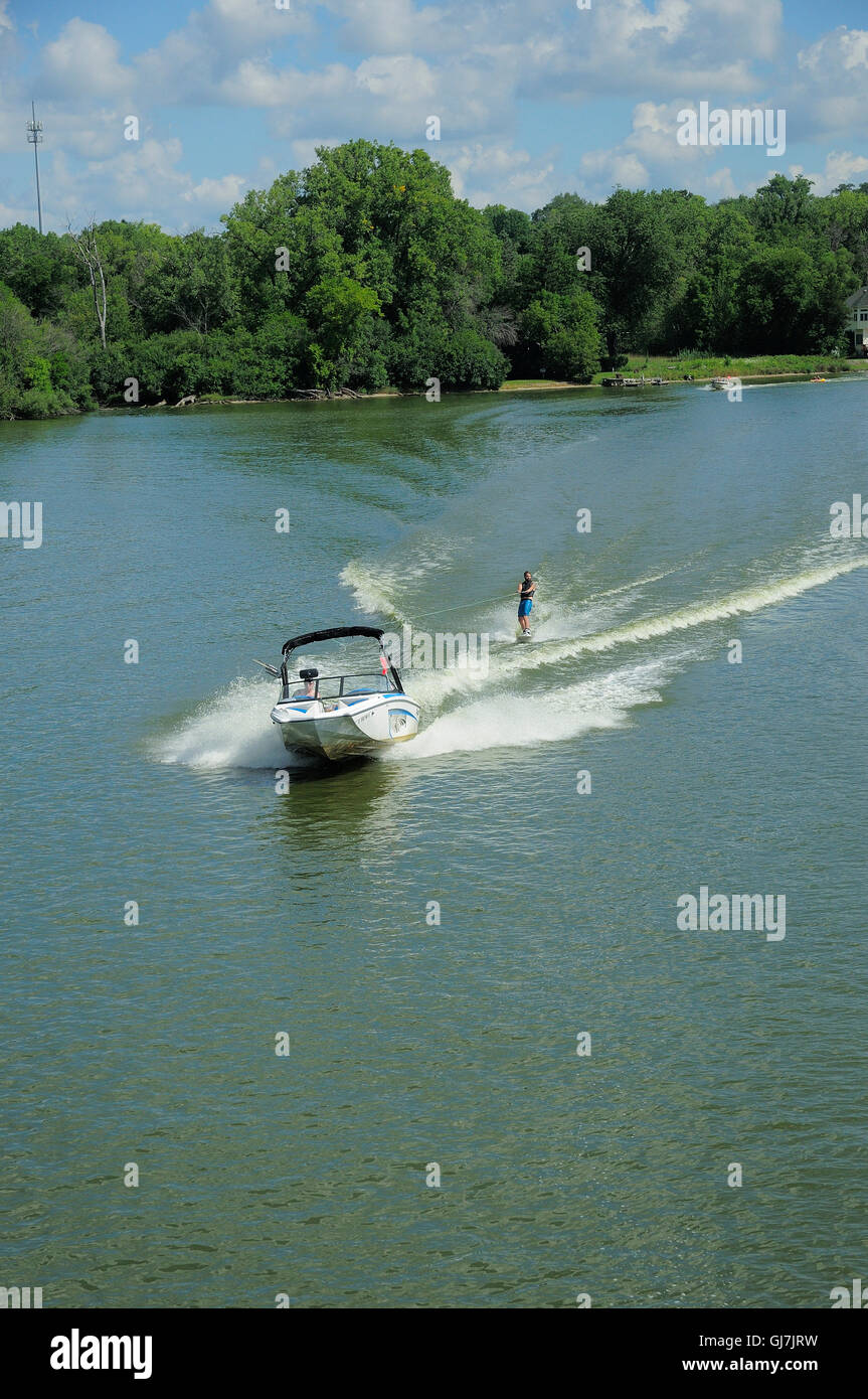 Recreational boating Stock Photo