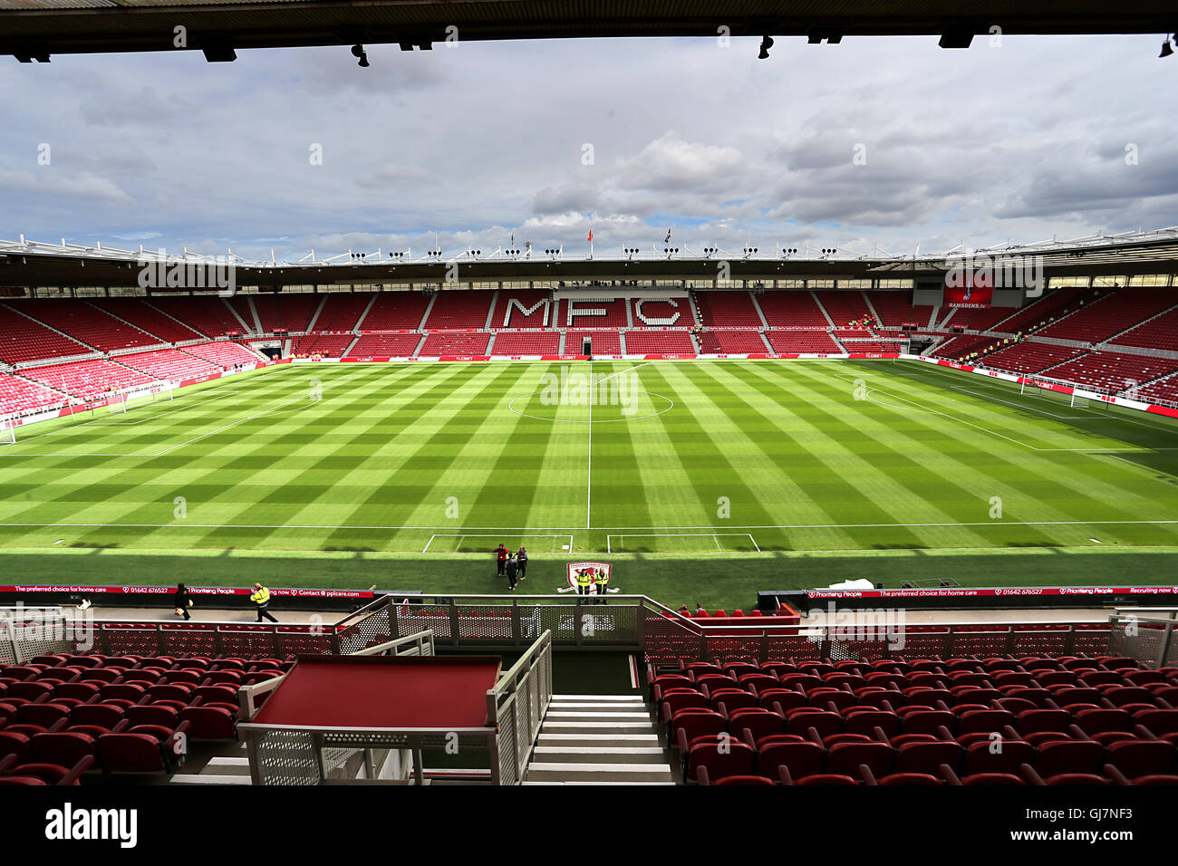 General View Of The Pitch Prior To The Premier League Match At The General View Of The Pitch Prior To The Premier League Match At The