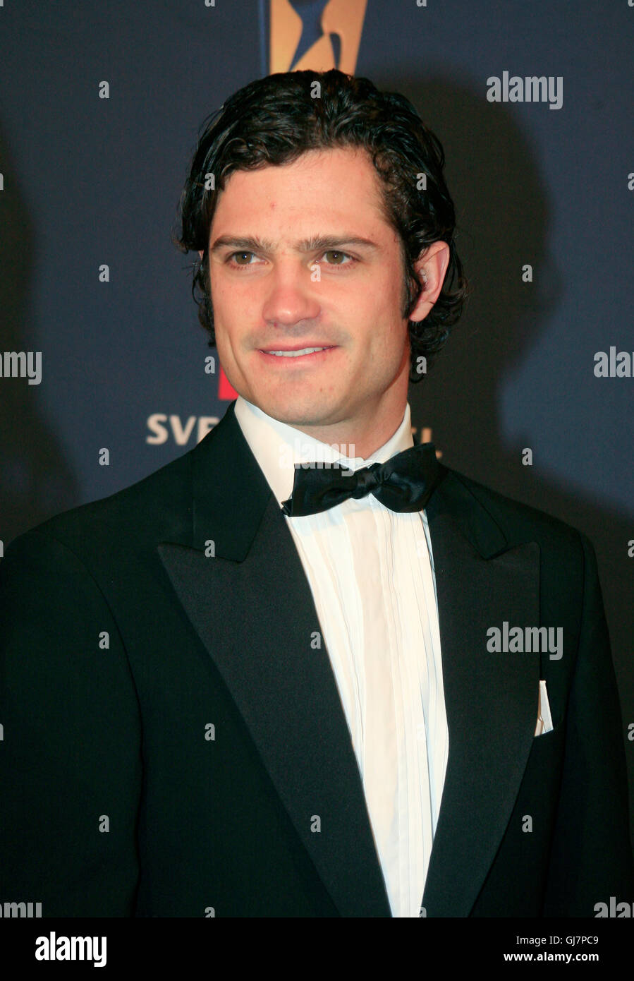 PRINCE CARL PHILIP at the annual sports gala 2010 Stock Photo