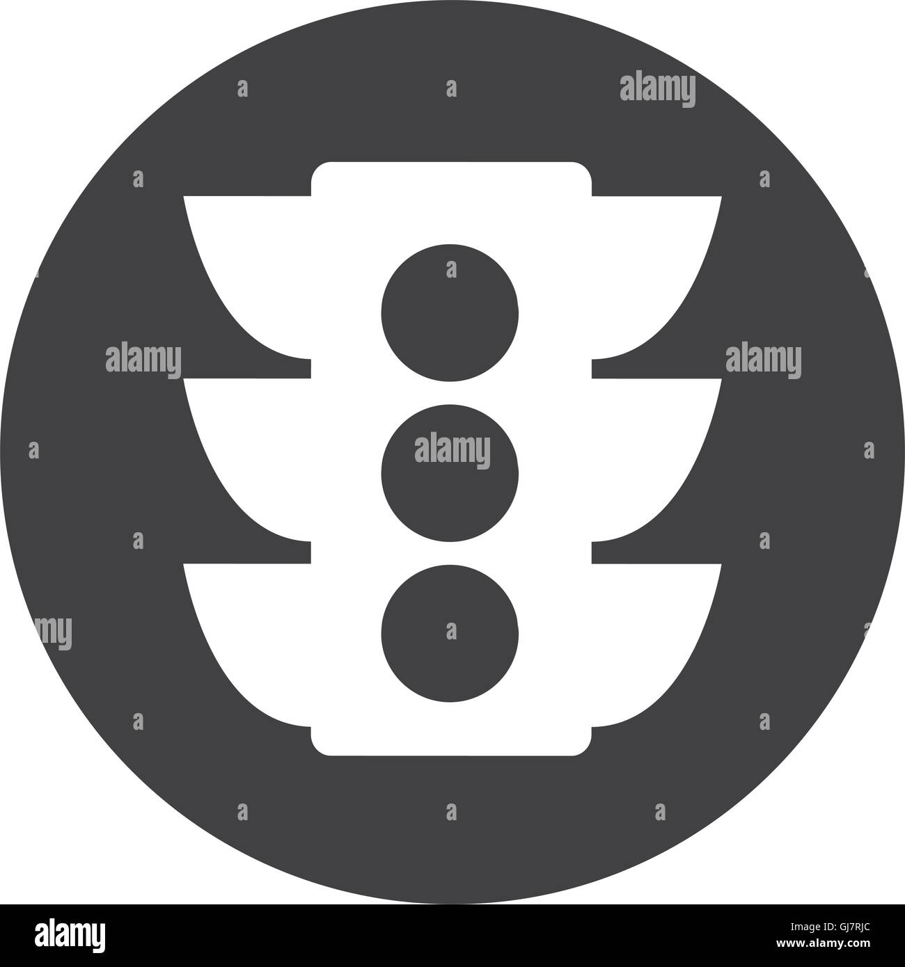 traffic light isolated icon Stock Vector Image & Art - Alamy