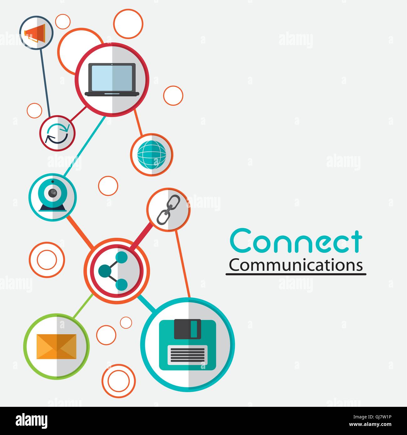 connect communications social network icon Stock Vector Image & Art - Alamy