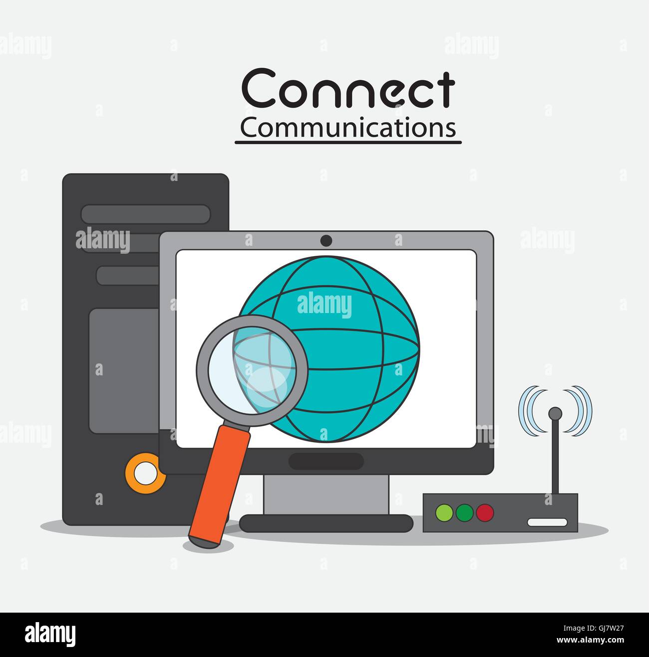 connect communications social network icon Stock Vector Image & Art - Alamy