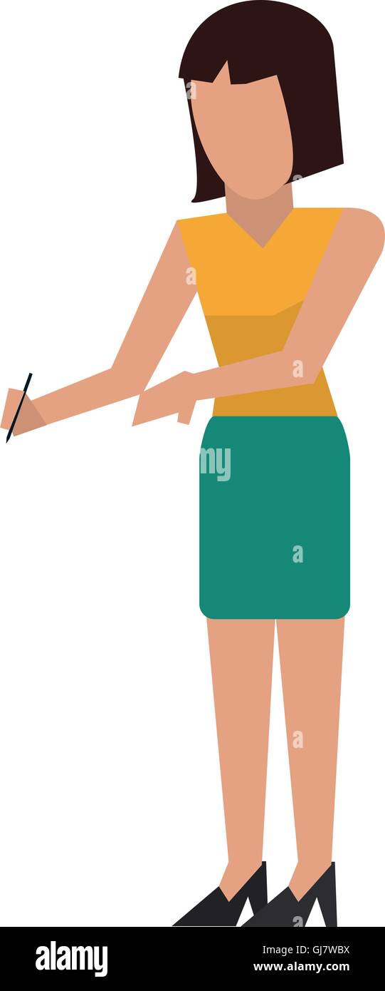 business woman icon Stock Vector Image & Art - Alamy