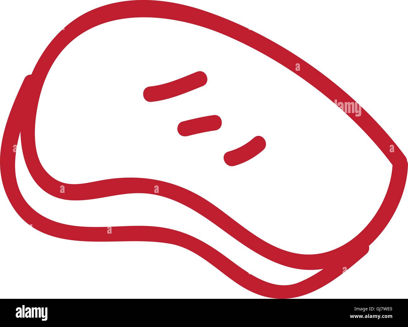 meat beef isolated icon Stock Vector Image & Art - Alamy