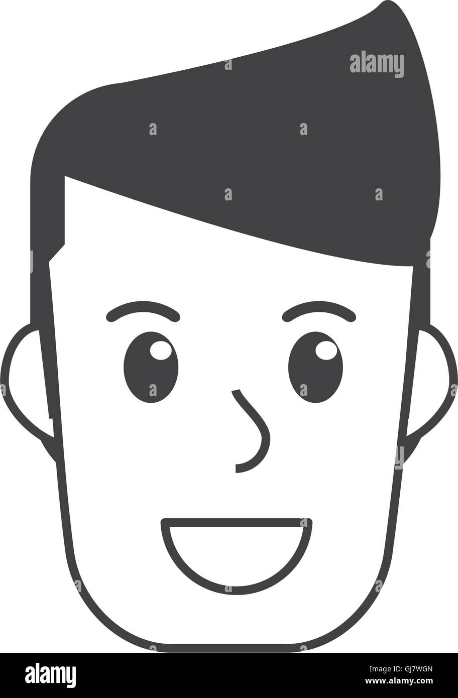 face of man icon Stock Vector Image & Art - Alamy