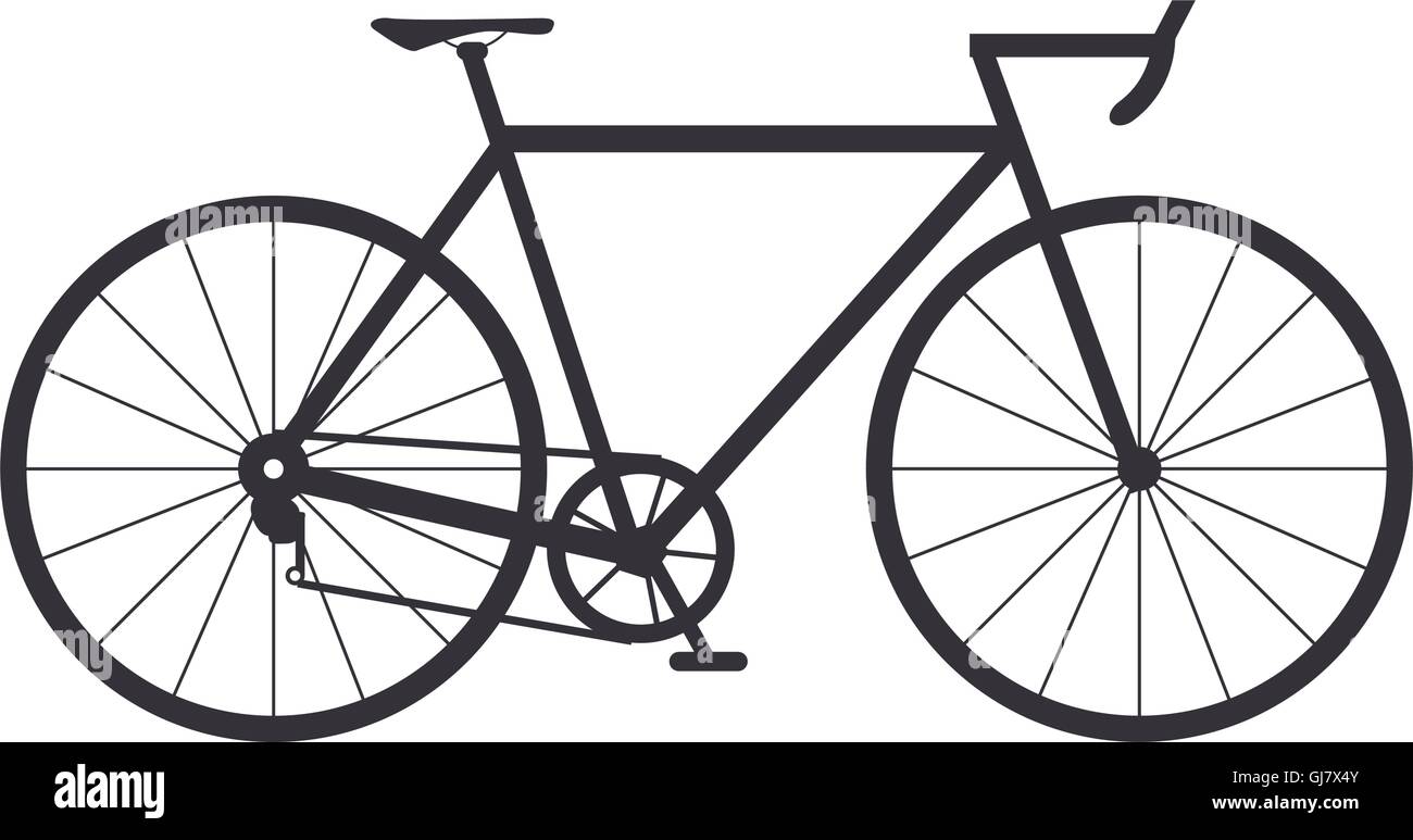 single bike icon Stock Vector Image & Art - Alamy