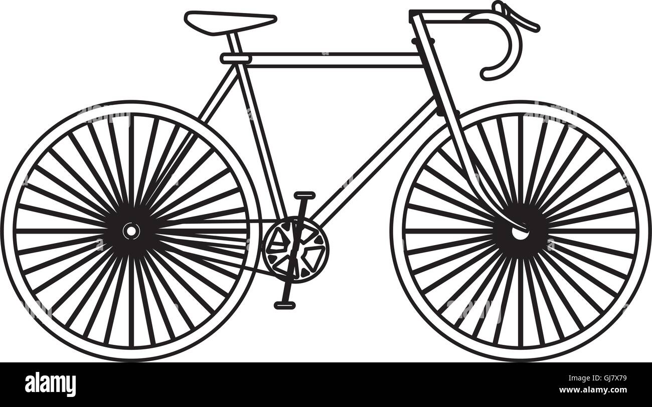 single bike icon Stock Vector Image & Art - Alamy