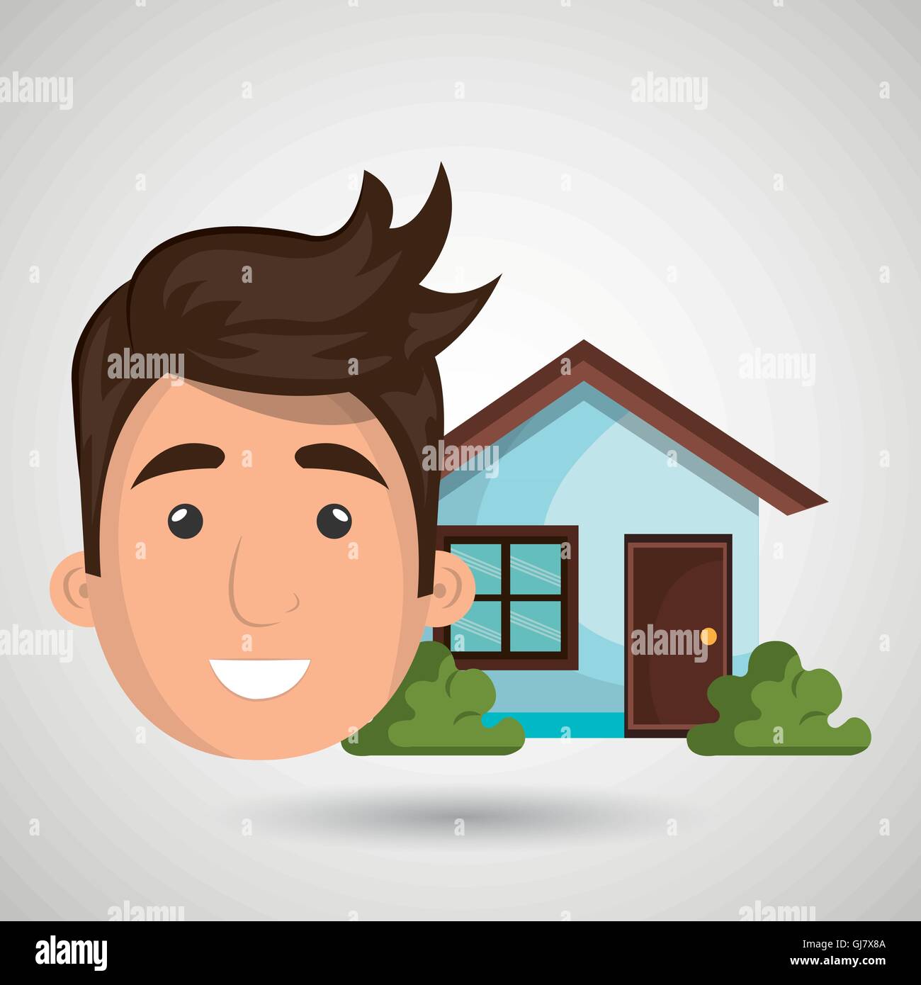 man house estate icon Stock Vector Image & Art - Alamy
