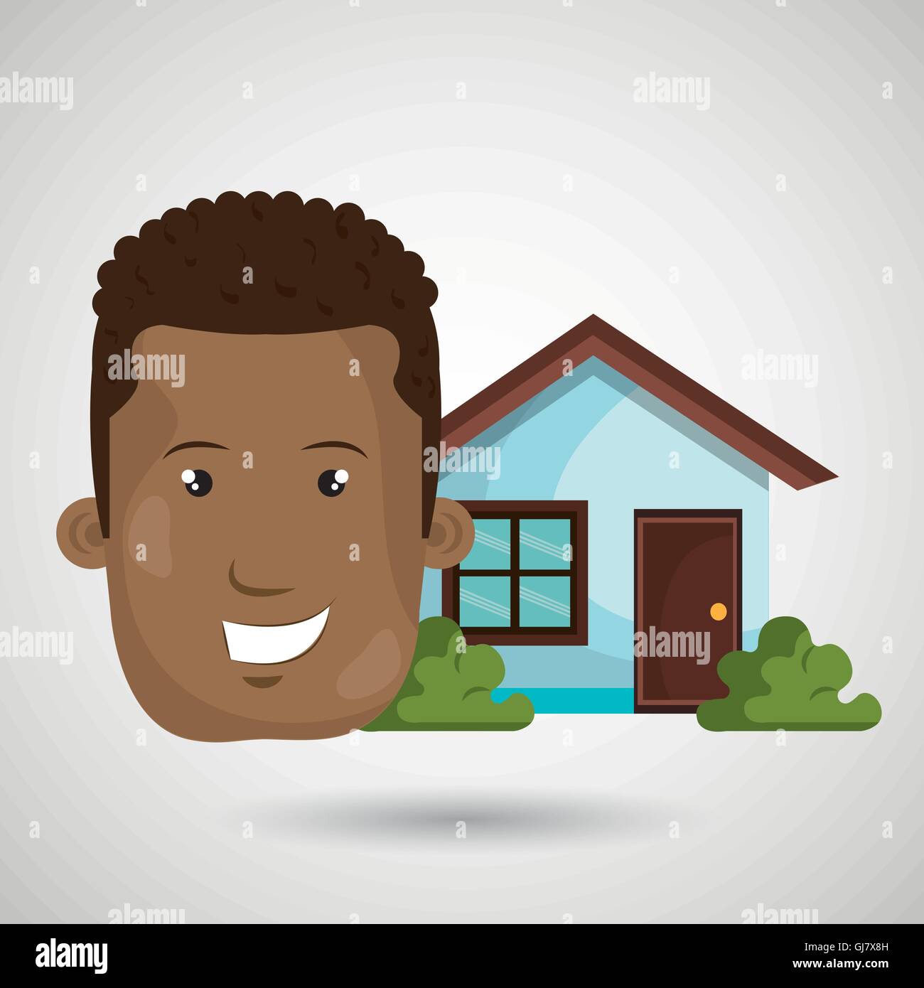 man house estate icon Stock Vector Image & Art - Alamy