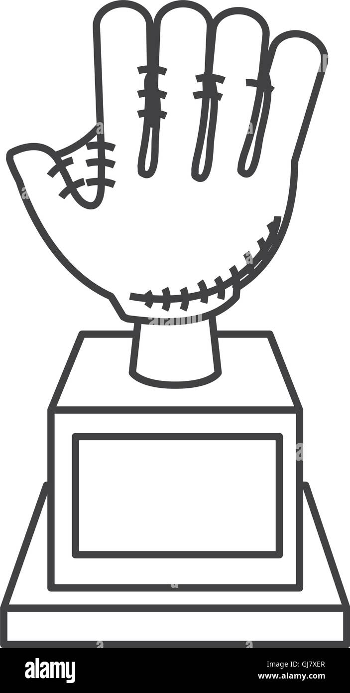 baseball trophy icon Stock Vector Image & Art - Alamy